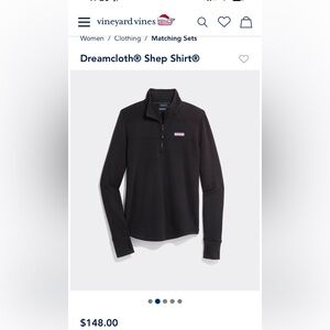 Vineyard Vines Black Pullover